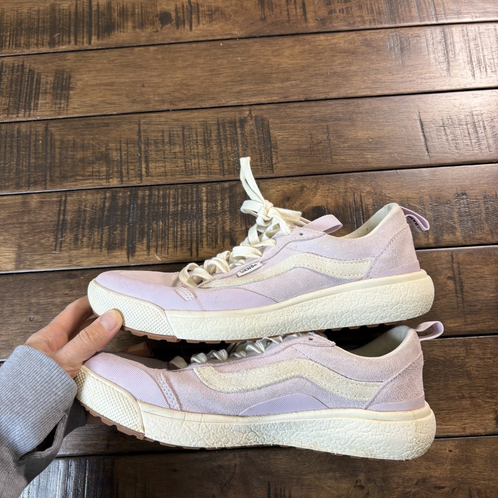 Vans UltraRange Exo SE Shoes Womens 8.5 Lilac Lace Up Skate Sneakers Casual - Picture 7 of 10